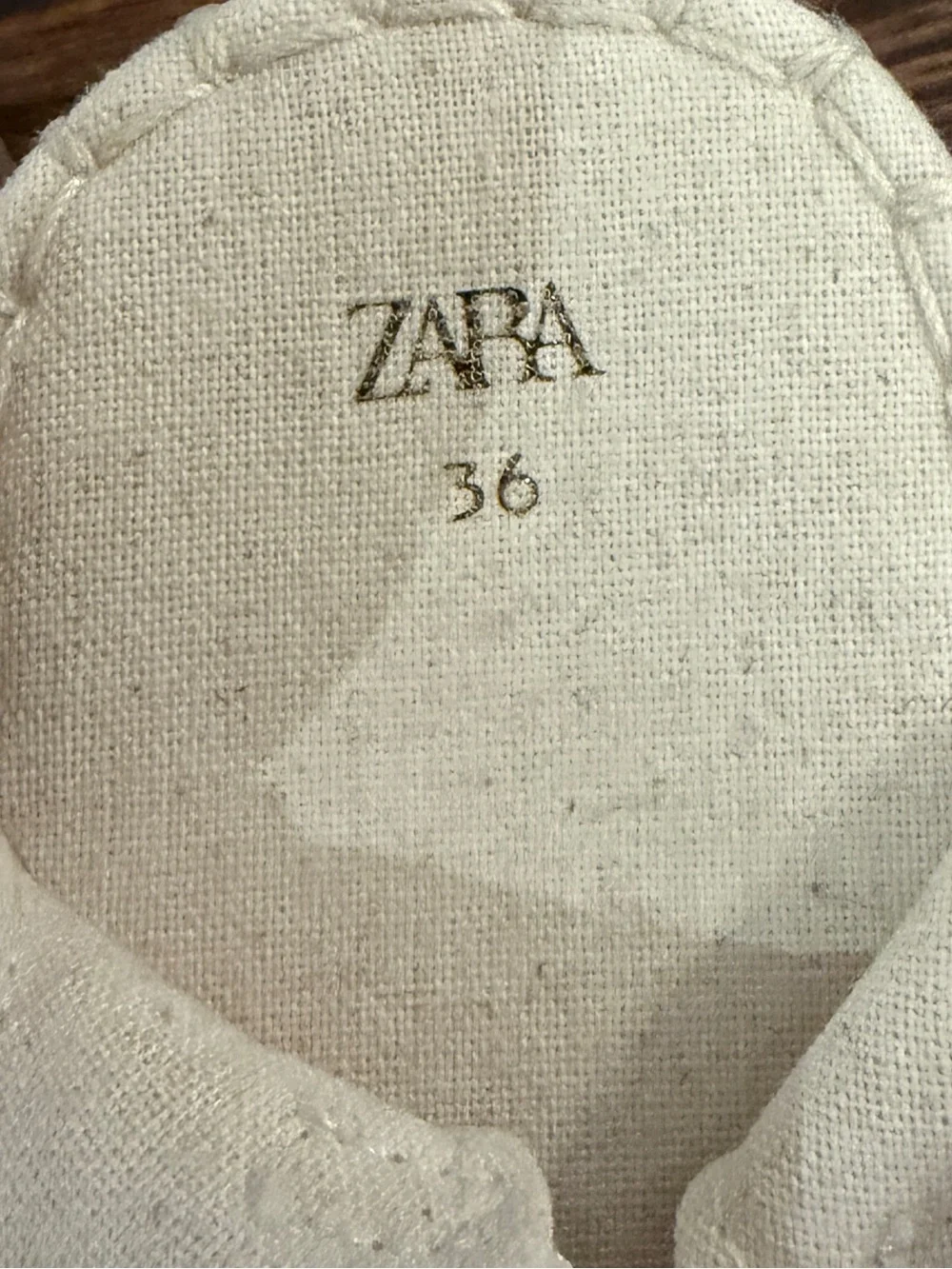 Zara Cream Crochet Espadrille Slingback Sandals